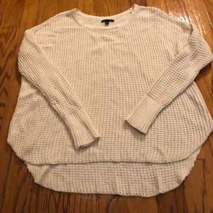 Cream Oversized AEO Sweater